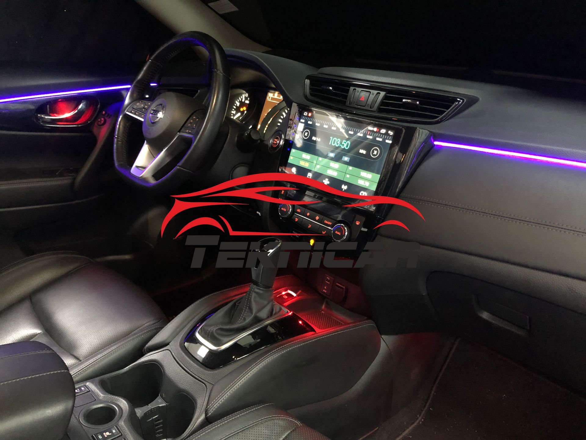 Iluminacion led ambiente Nissan X-Trail