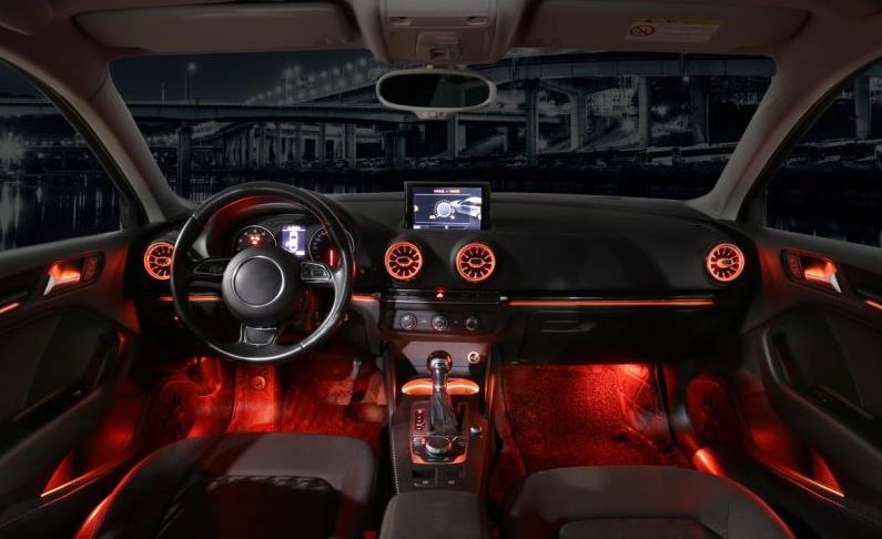 Iluminacion led ambiente Audi A3