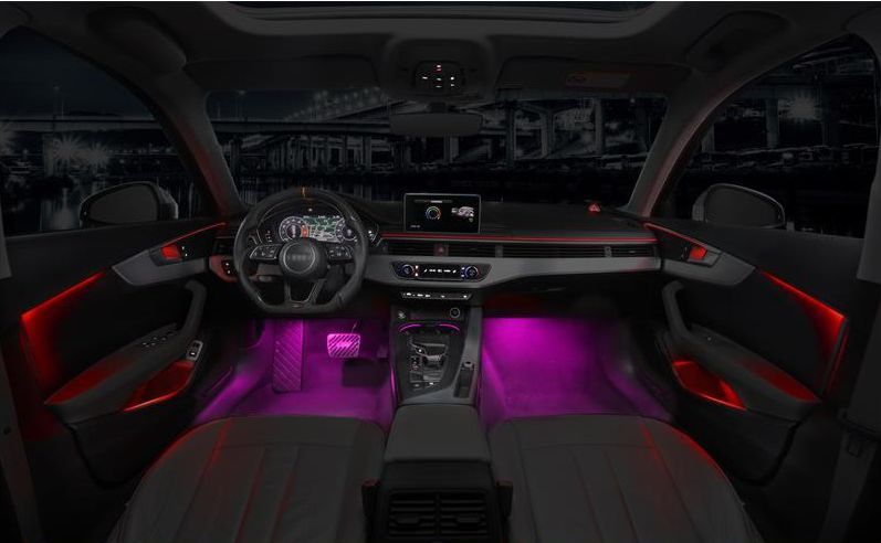 Iluminacion led ambiente Audi A4