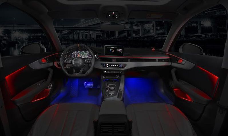 Iluminacion led ambiente Audi A4