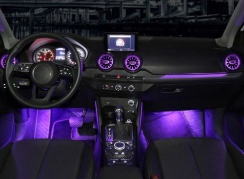 Iluminacion led ambiente Audi Q2