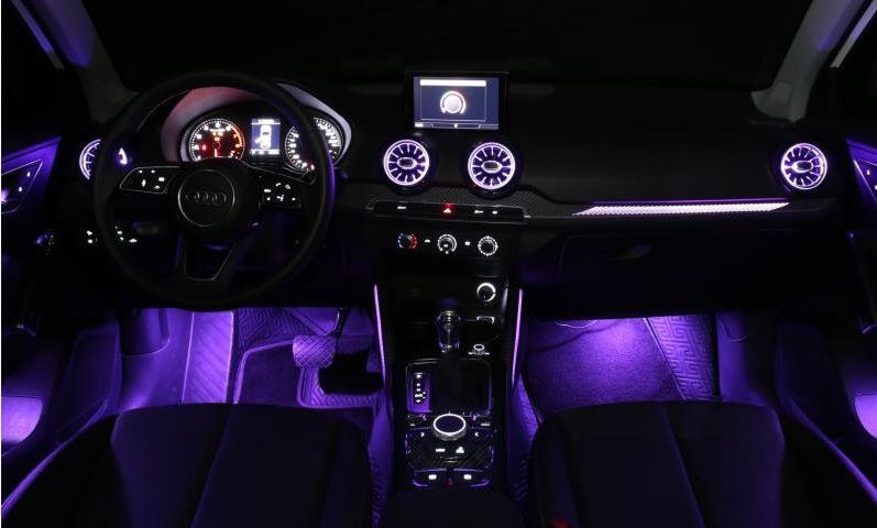 Iluminacion led ambiente Audi Q2