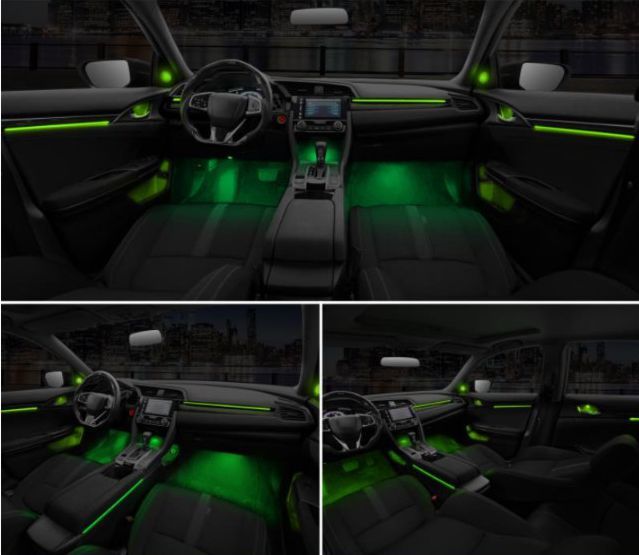 Iluminacion led ambiente Honda Civic