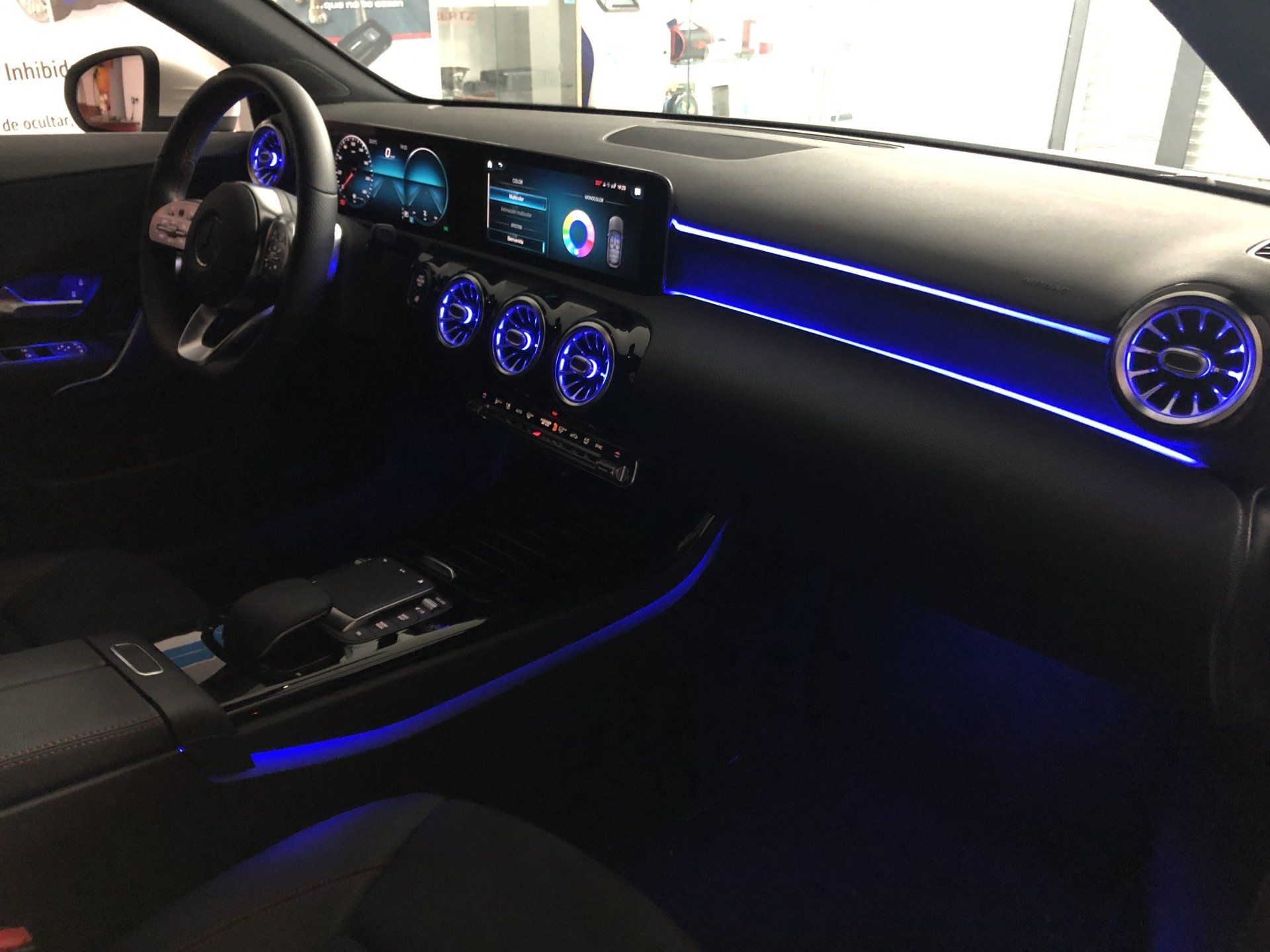 Iluminacion led ambiente Mercedes A W177