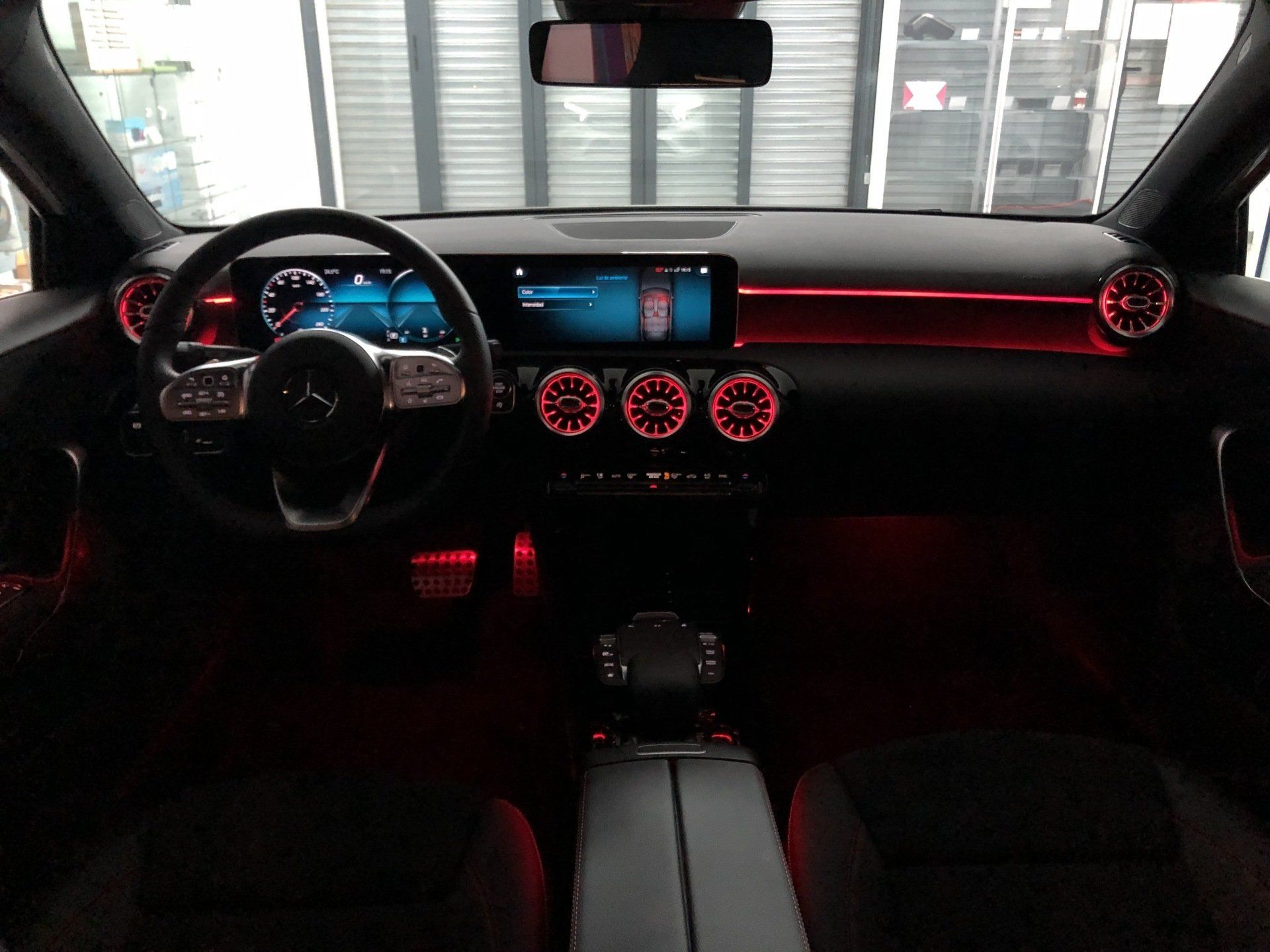 Iluminacion led ambiente Mercedes A W177