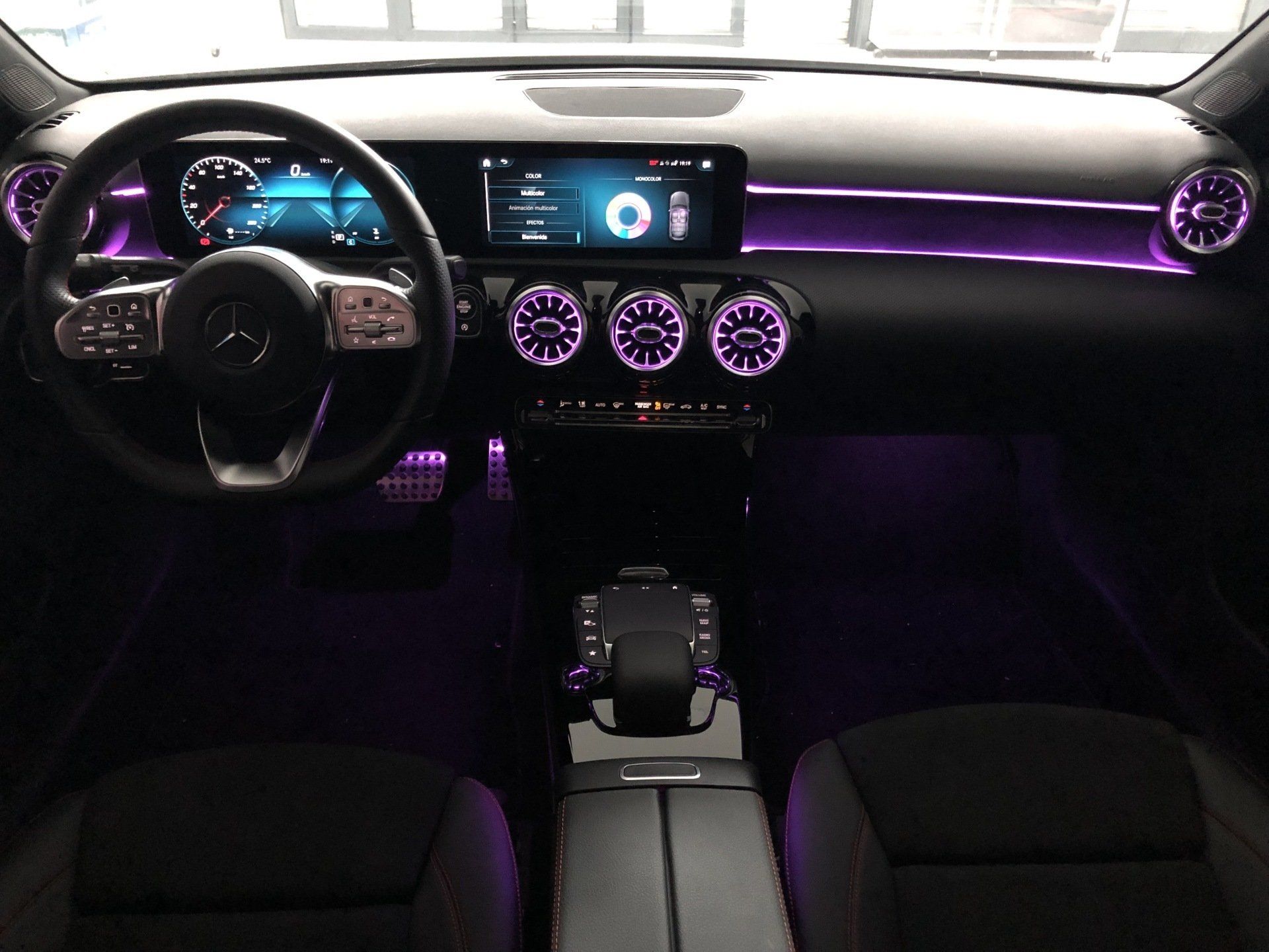 Iluminacion led ambiente Mercedes A W177