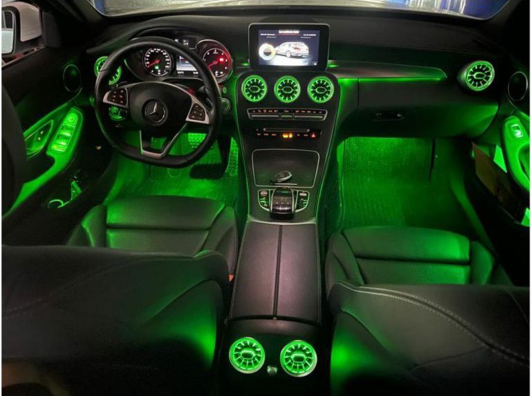 Iluminacion led ambiente Mercedes C W205 GLC X253