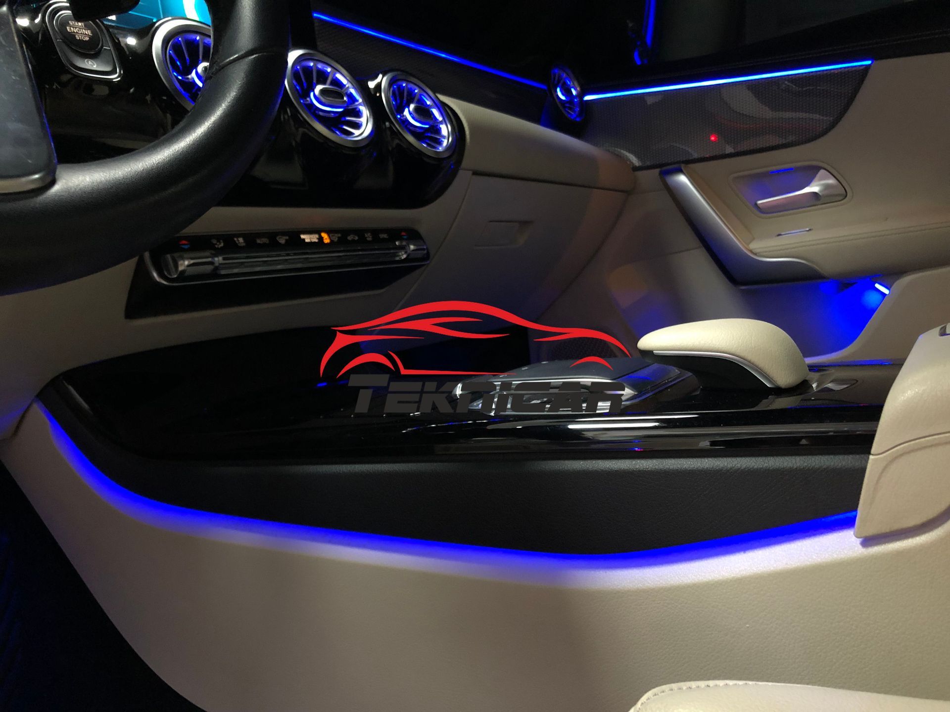 Iluminacion ambiente  Led Mercedes CLA C118