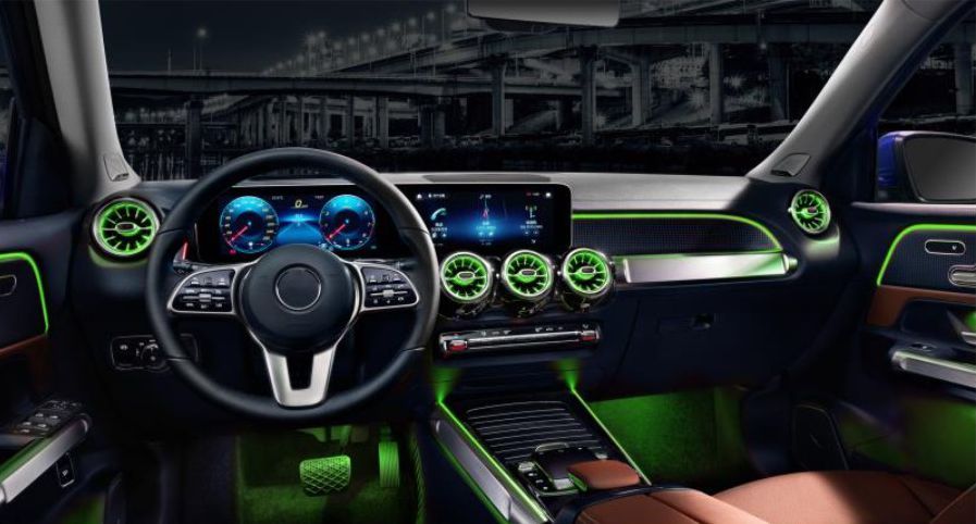 Iluminacion led ambiente Mercedes GLB
