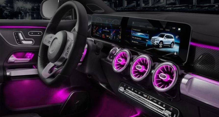 Iluminacion led ambiente Mercedes GLB