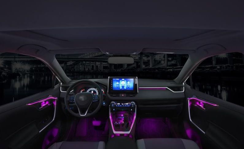 Iluminacion led ambiente Toyota RAV4