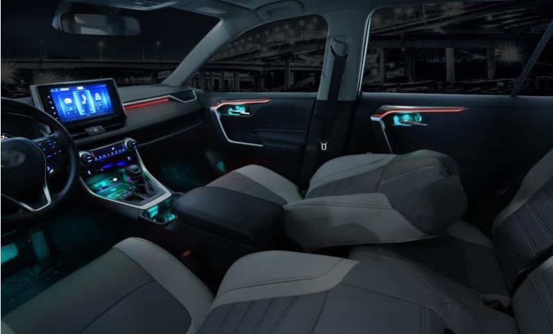Iluminacion led ambiente Toyota RAV4