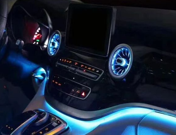 Iluminacion led ambiente Mercedes clase V