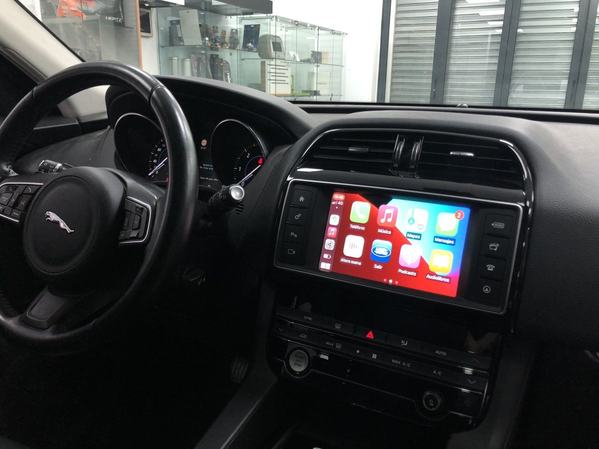 Interface de Carplay - Android auto para Jaguar