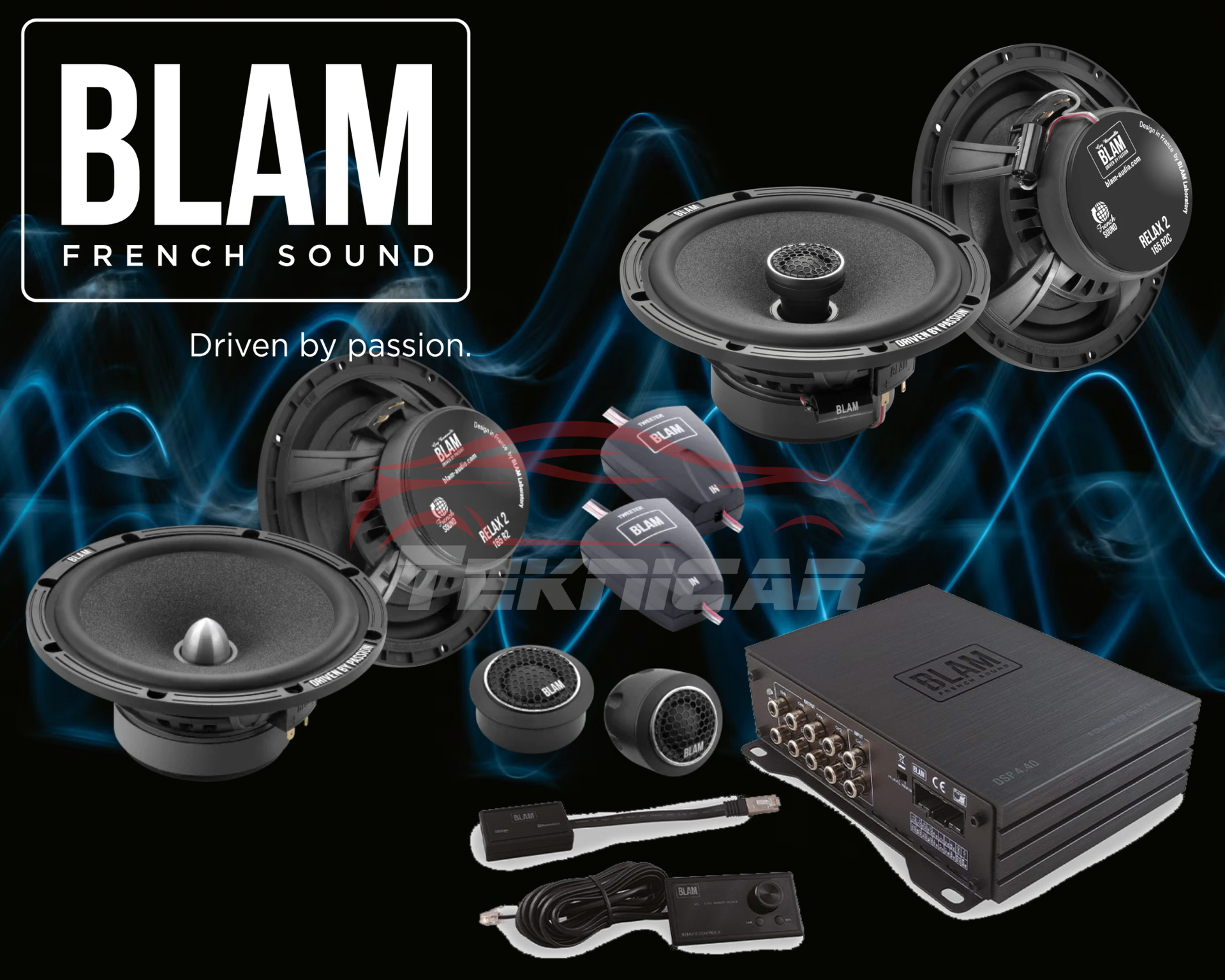 Equipo sonido Blam Audio con DSP