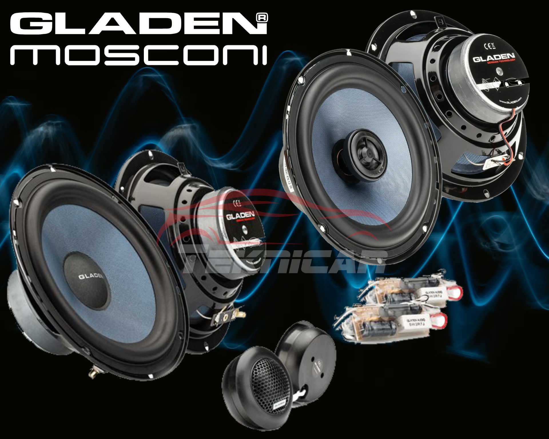 Kit altavoces Gladen Audio