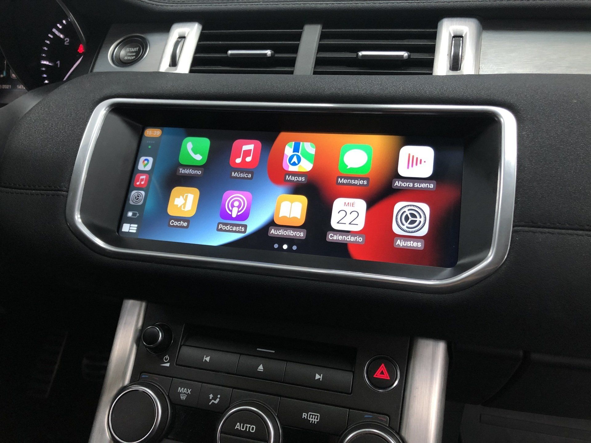 Pantalla android 10,25 Range Rover Evoque