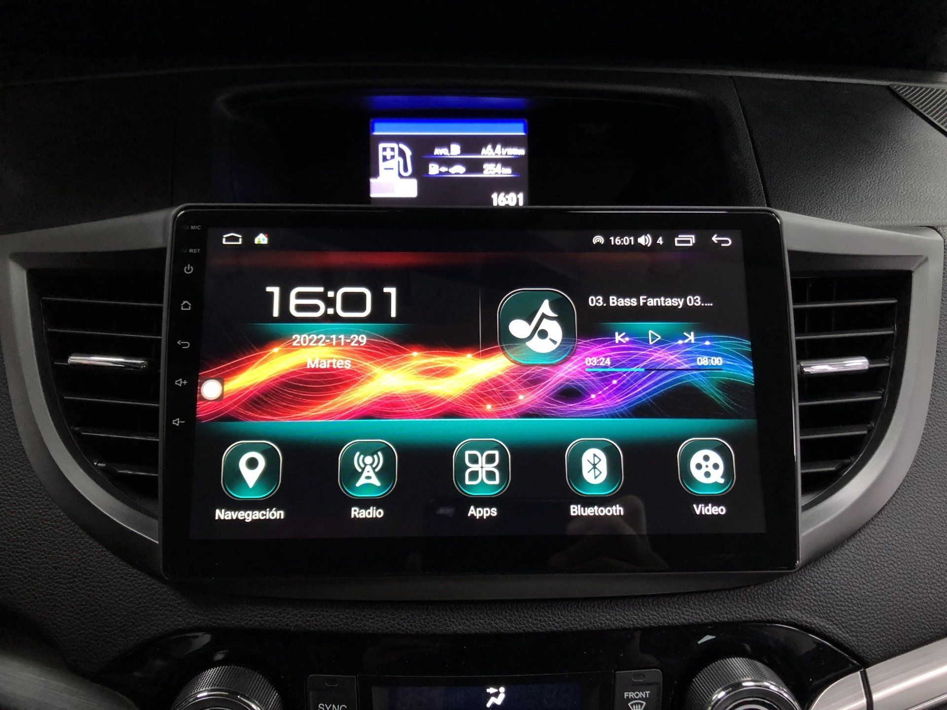 Pantalla android Honda CR-V +2012