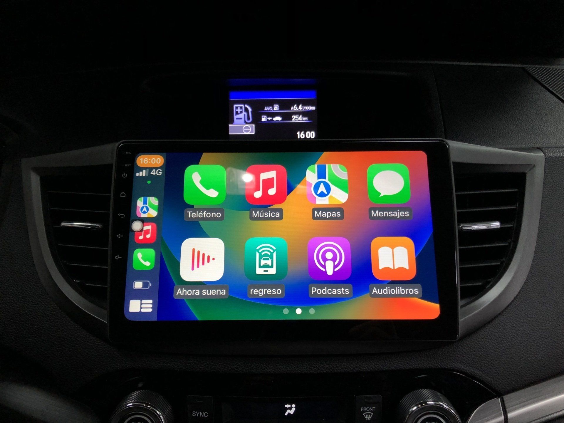 Pantalla android Honda CR-V +2012