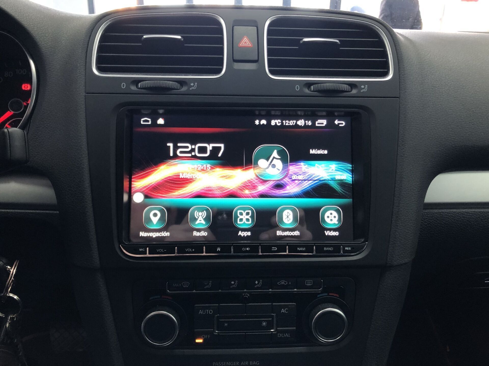 Pantalla android 9 Dynavin 2/16gB VW SEAT SKODA
