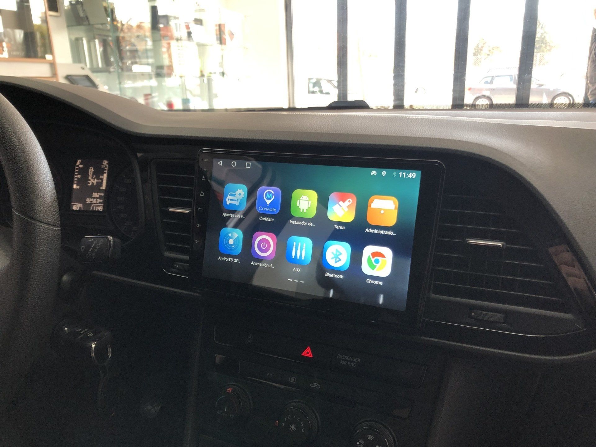 Pantalla android 9'' Seat Leon MK3