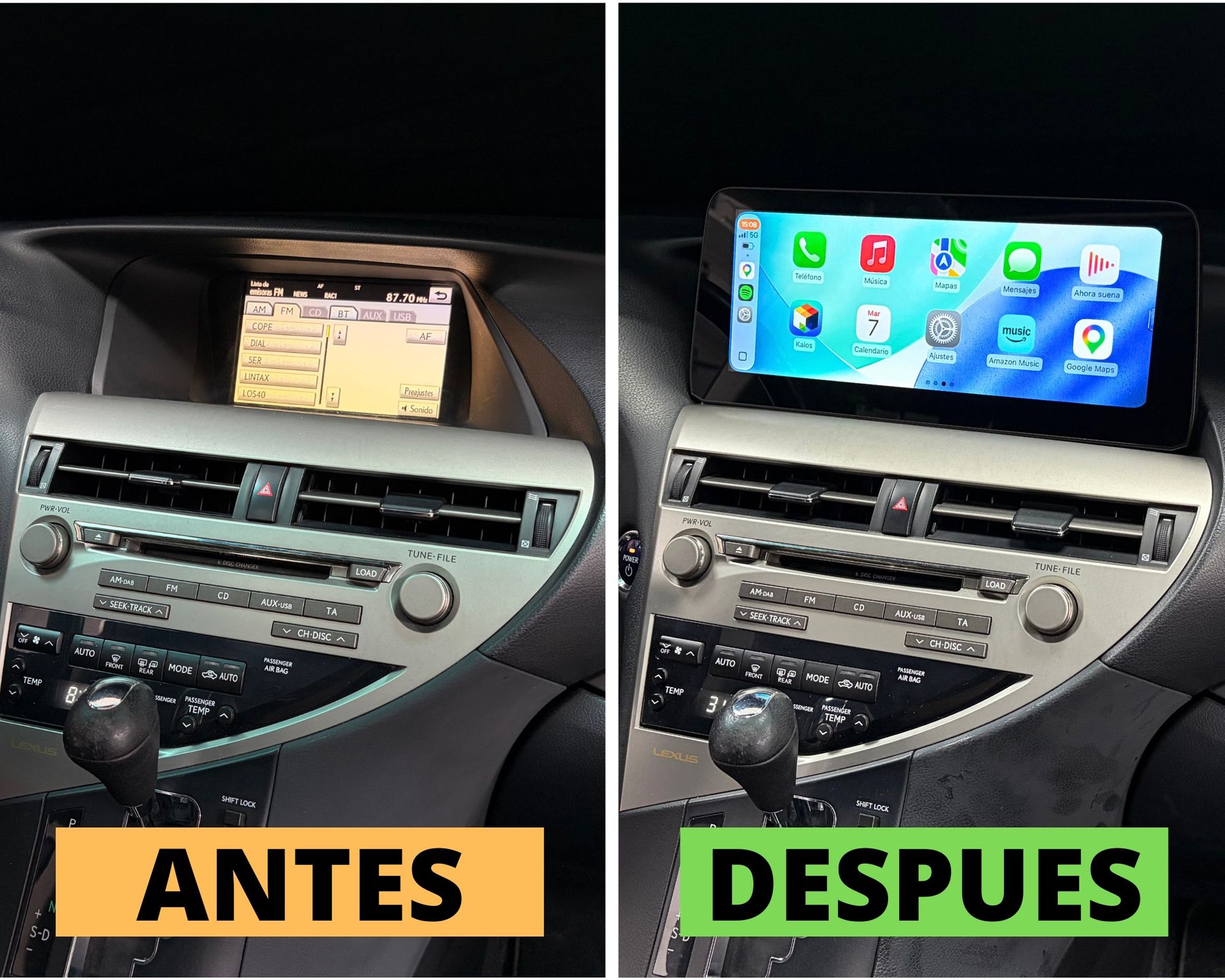 Pantalla Android 12,30 Lexus RX