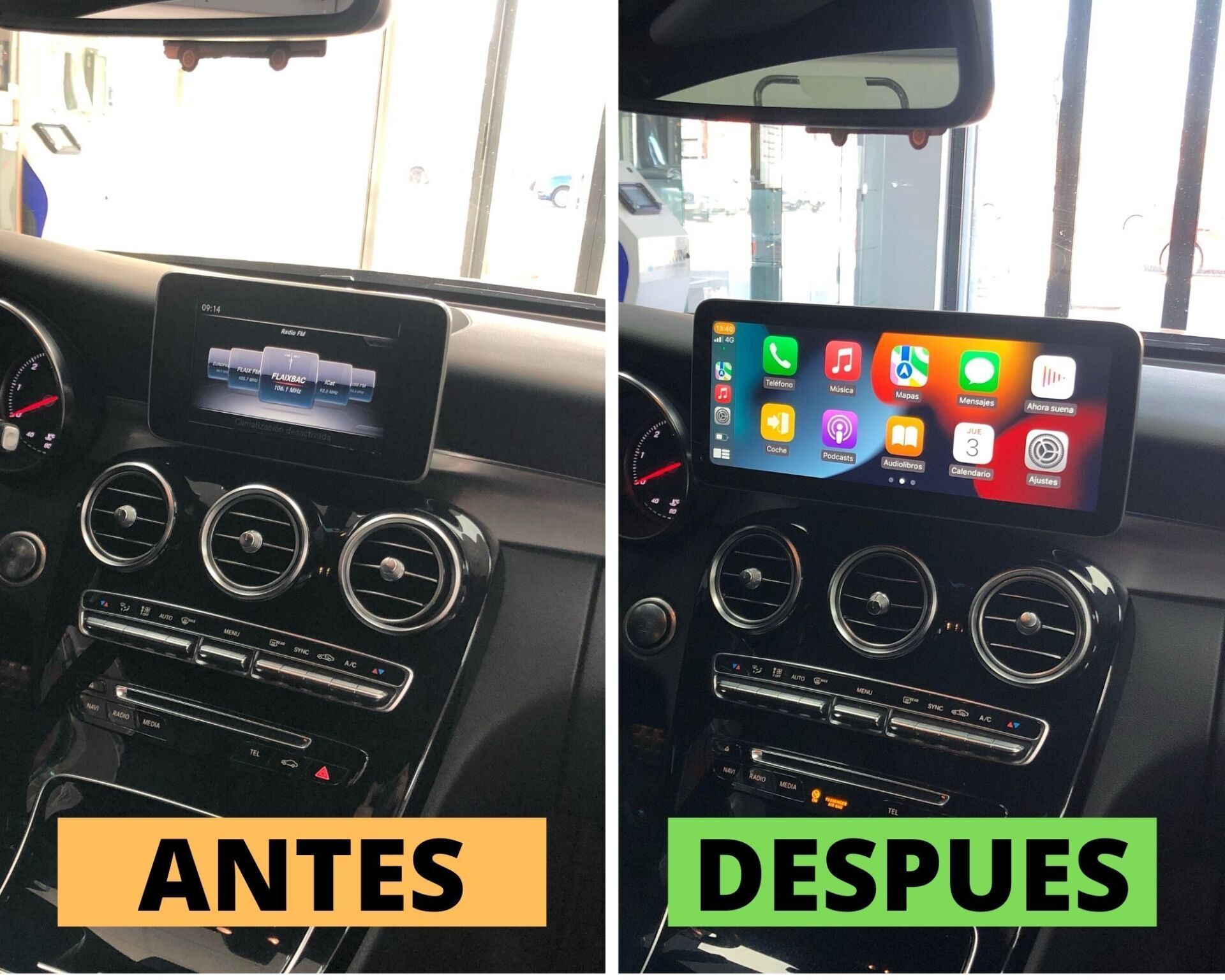 Pantalla android 12,30 Mercedes