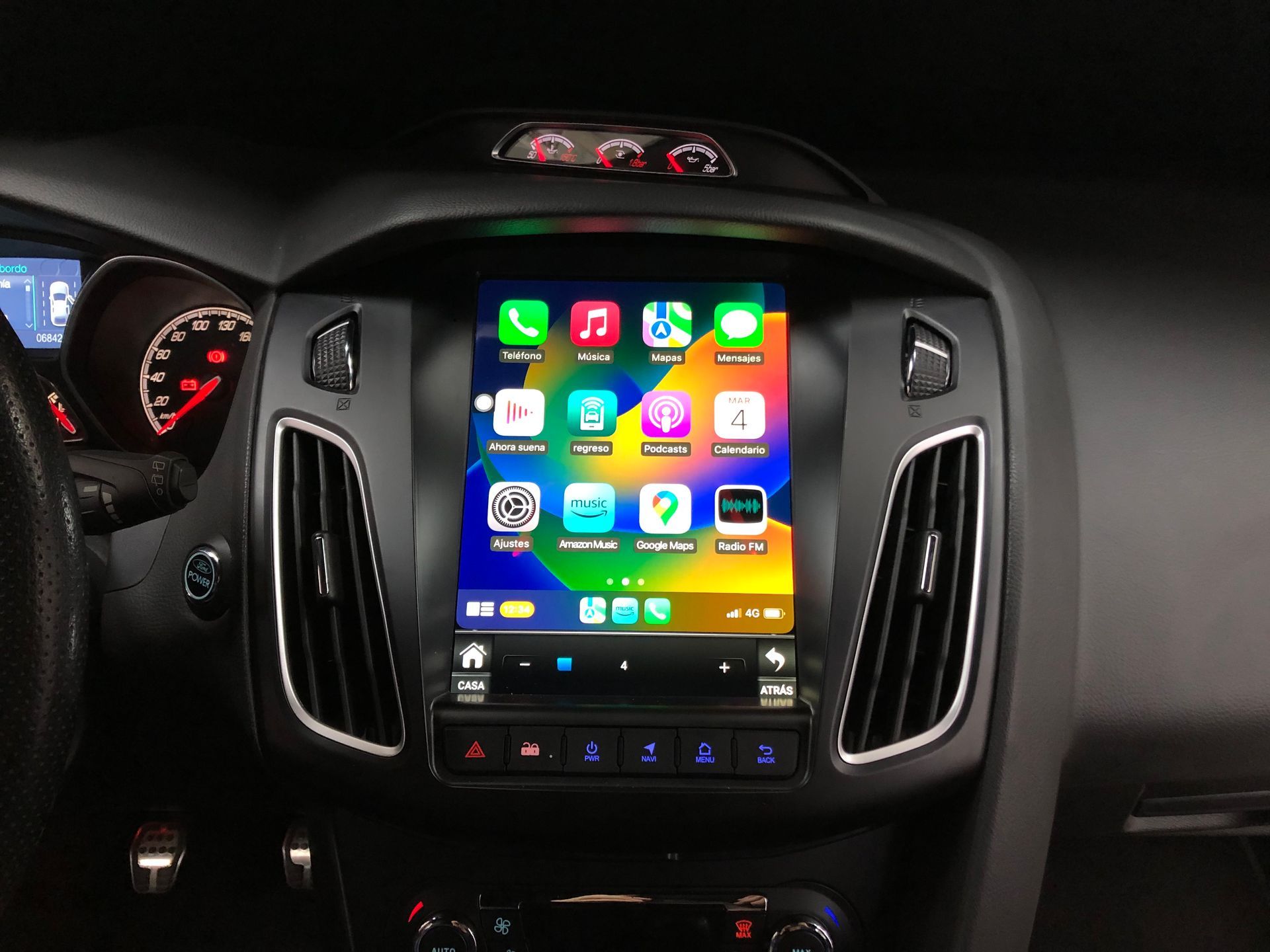 Pantalla android 9 pulgadas Ford Focus mk3 2011-2018