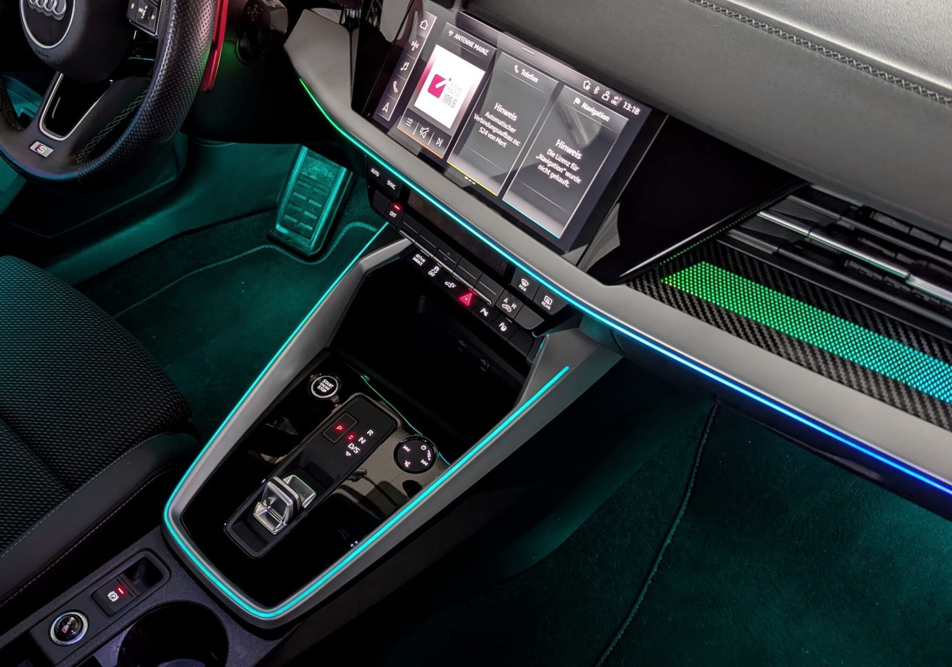 Iluminacion led ambiente Audi A3 8Y