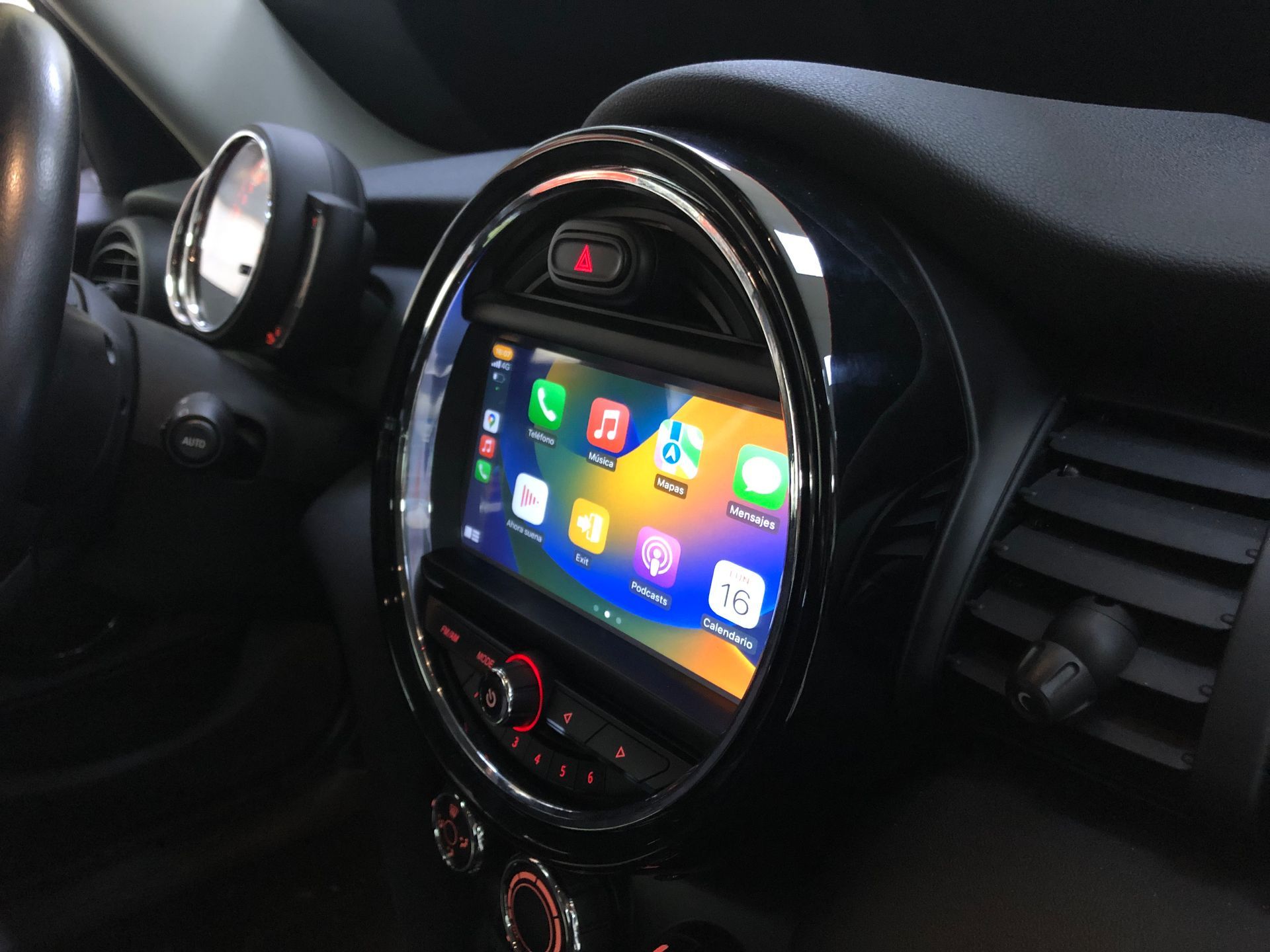 Pantalla android Mini Cooper F55 F56 F57 2018-2023 con sistema EVO