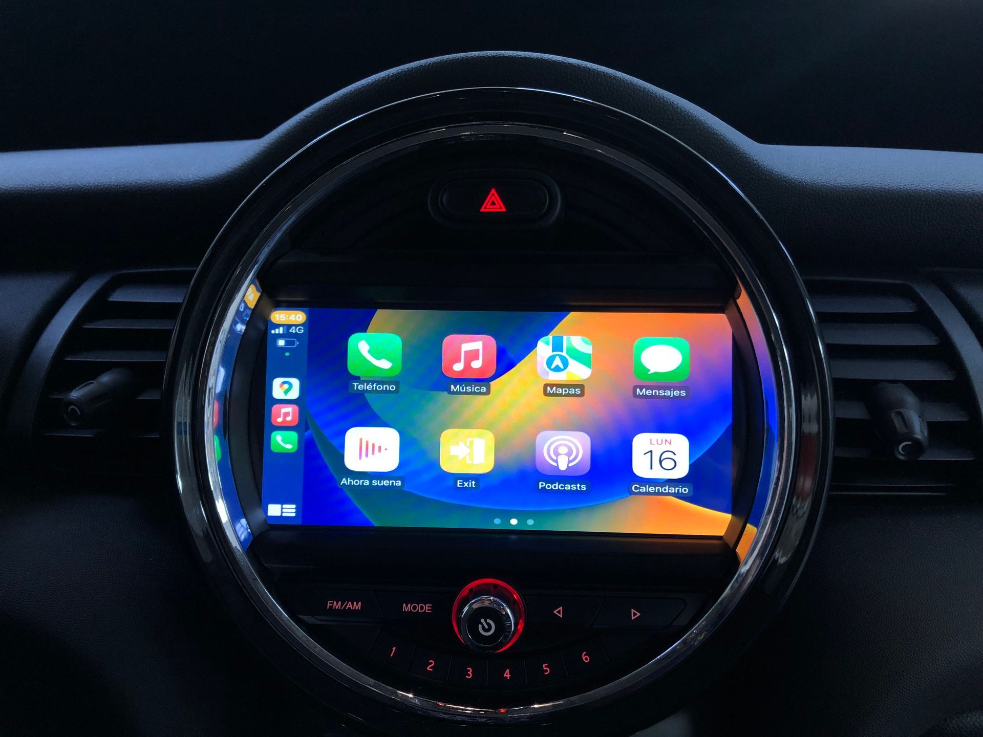 Pantalla android Mini Cooper F55 F56 F57 2018-2023 con sistema EVO