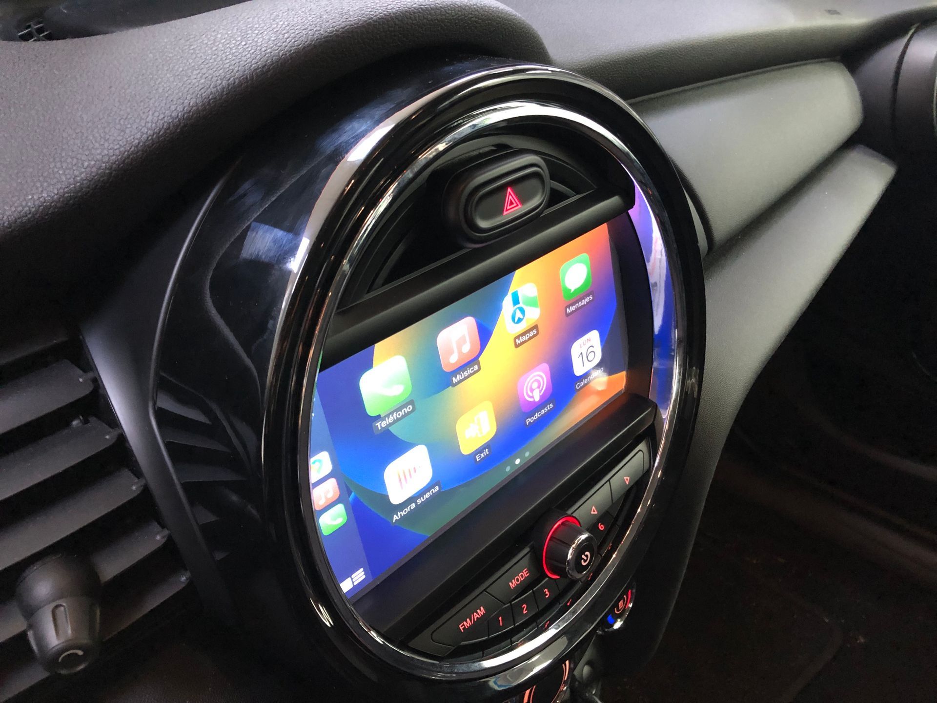 Pantalla android Mini Cooper F55 F56 F57 2018-2023 con sistema EVO