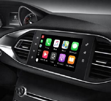 Interface Carplay - Android auto peugeot