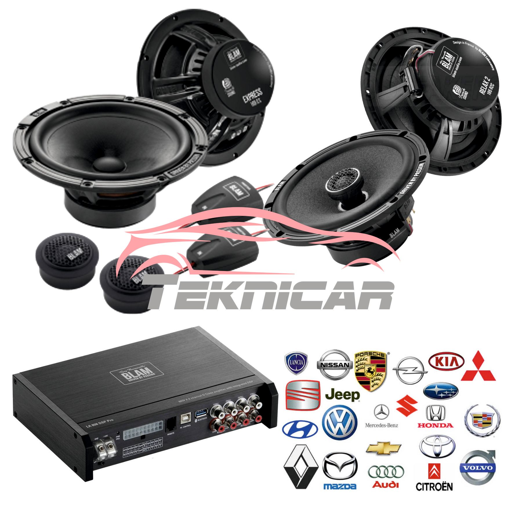 Equipo sonido coche DSP Blam Audio