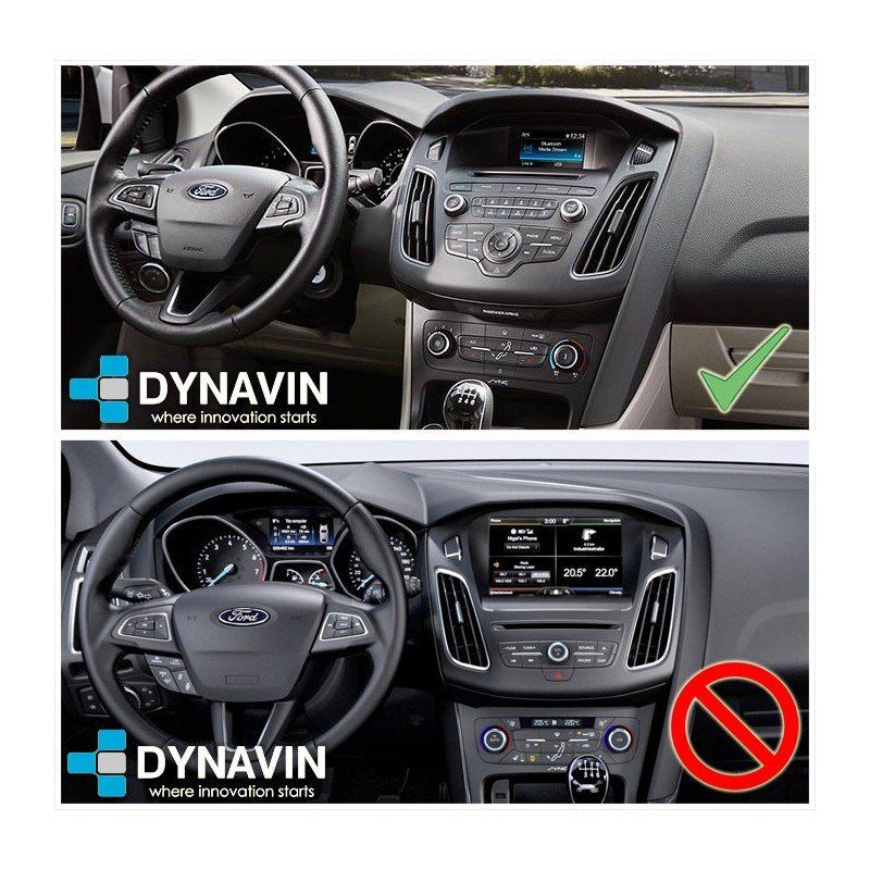 Pantalla android 9 Ford Focus 2016