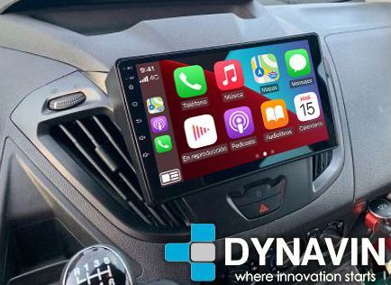 Pantalla android 9 Dynavin Ford Transit y Tourneo Custom 2012