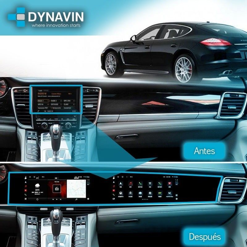 Pantalla android Porsche Panamera