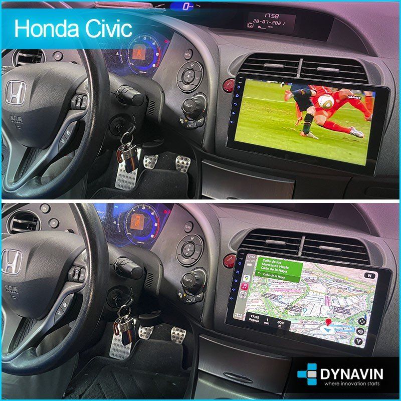 Pantalla android 9 Honda Civic Mk8 2006-2012