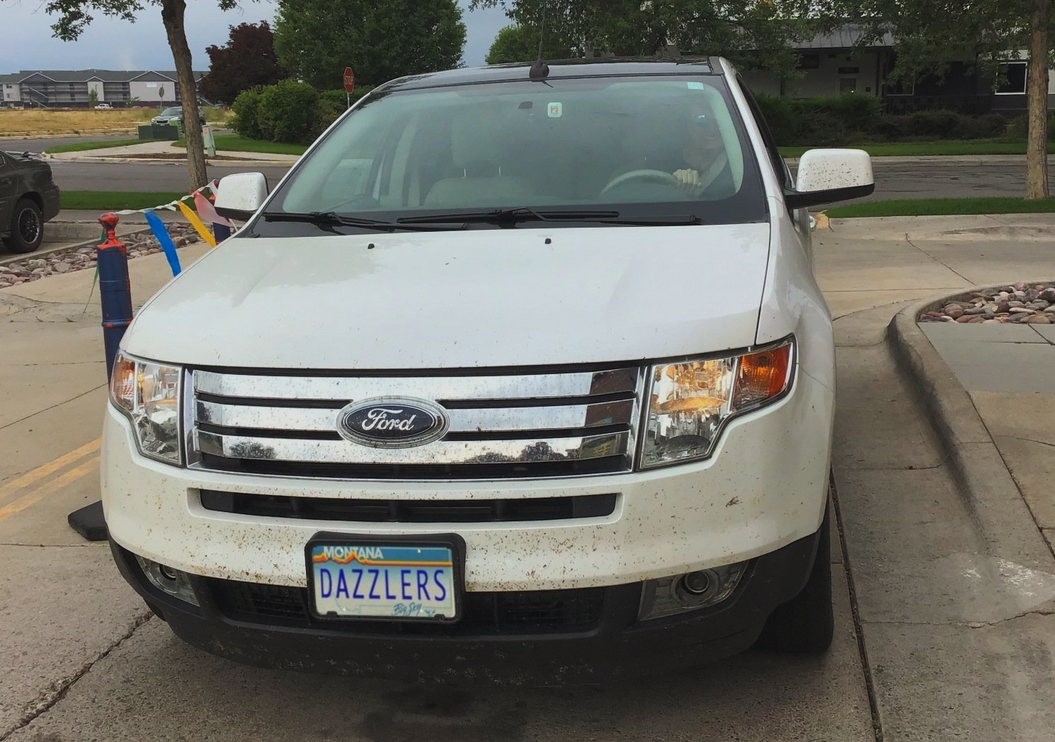 Before Dazzlers Car Wash with dirty car