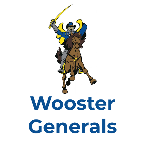 Wooster Generals wheelchair basketball team. 