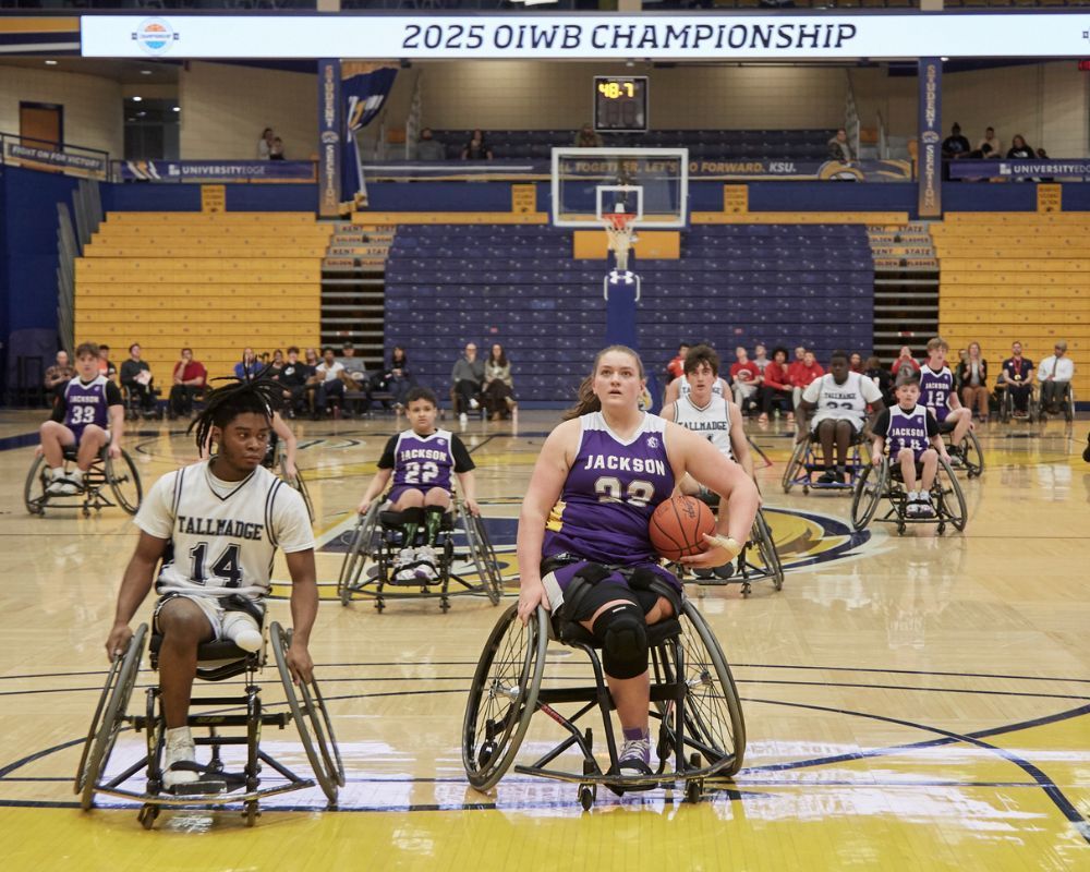 Jackson wheelchair basketball team.