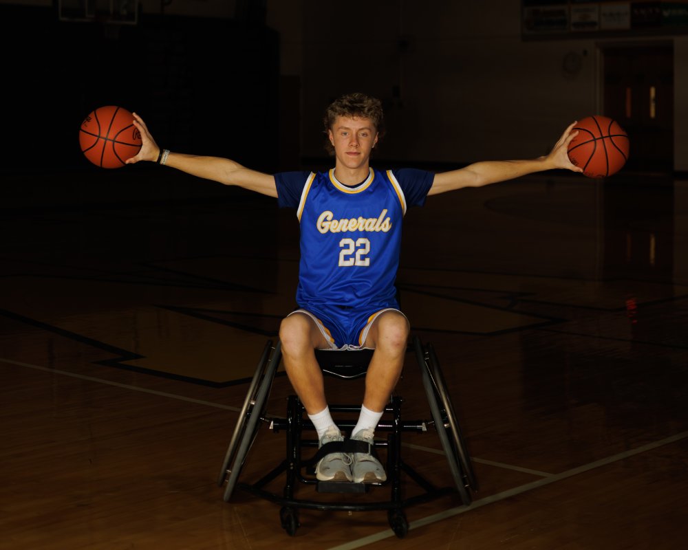 Wooster wheelchair basketball team.