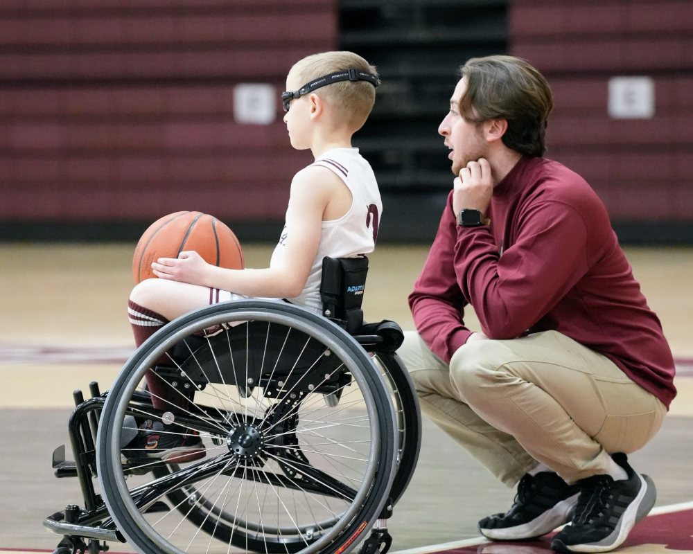Boardman  wheelchair basketball team. 
