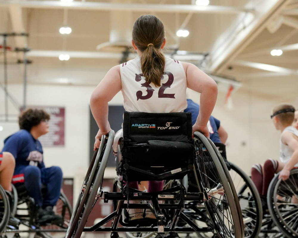 Boardman  wheelchair basketball team. 