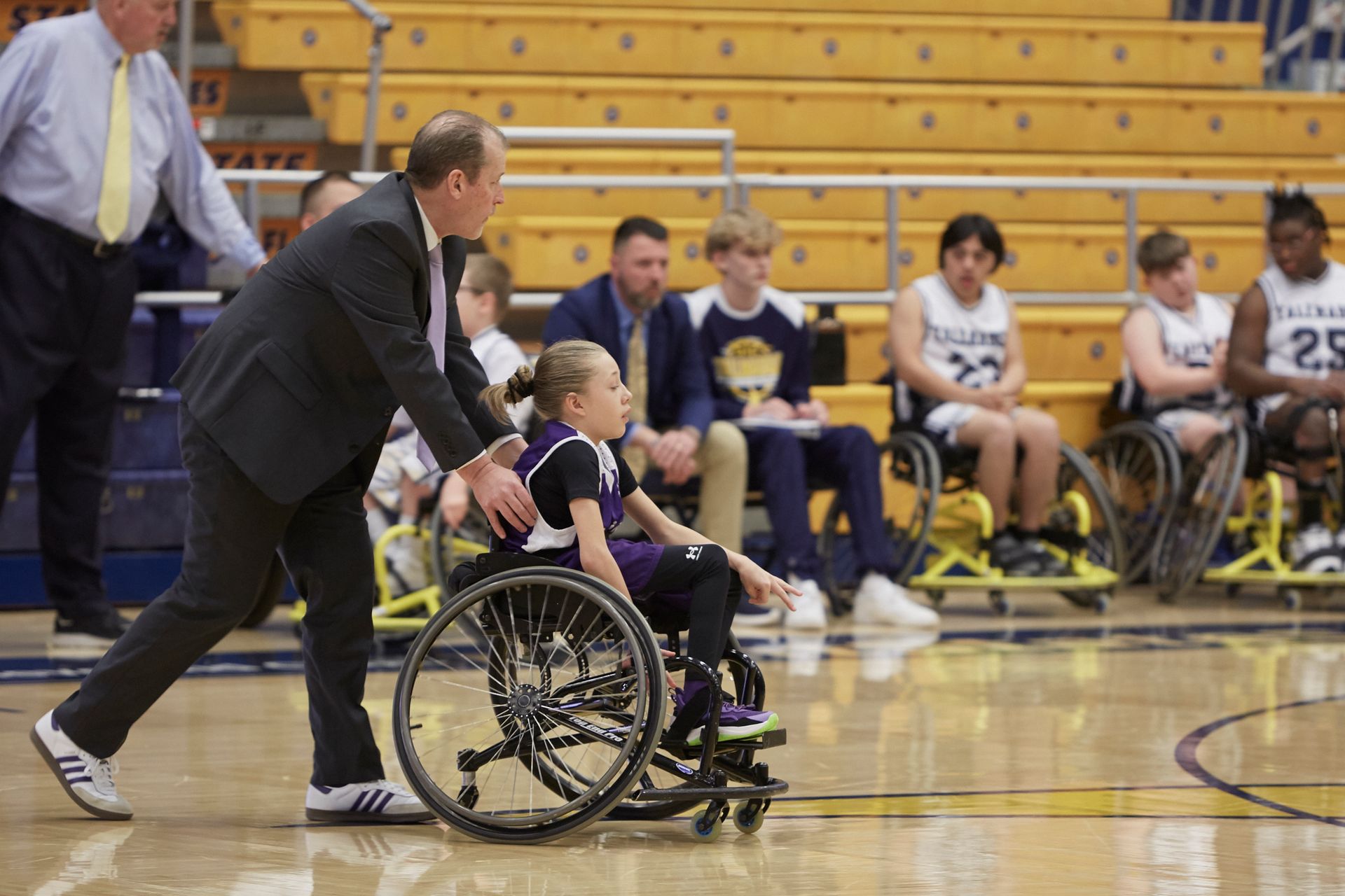 Jackson Polar Bears wheelchair basketball team. 