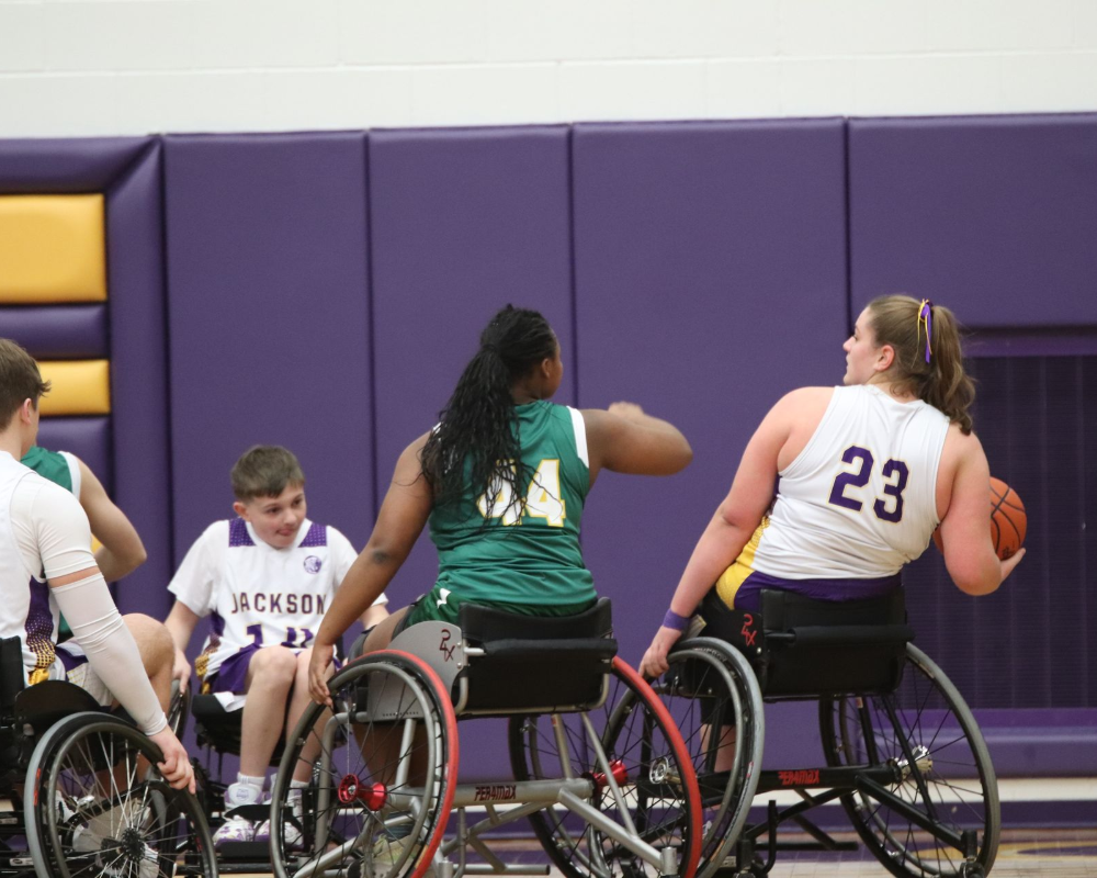 Jackson wheelchair basketball team.