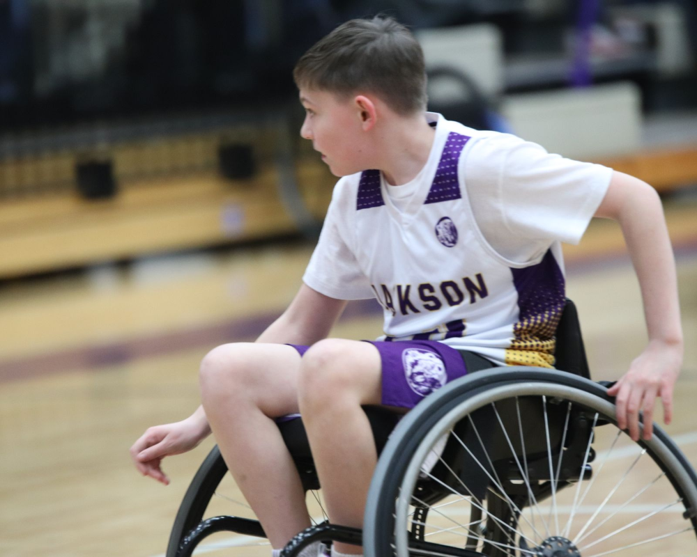 Jackson wheelchair basketball team.