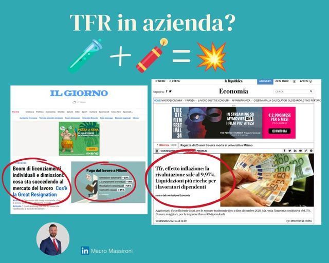 Pro e contro di mantenere il TFR dipendenti in azienda
