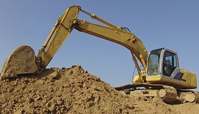 excavating machine