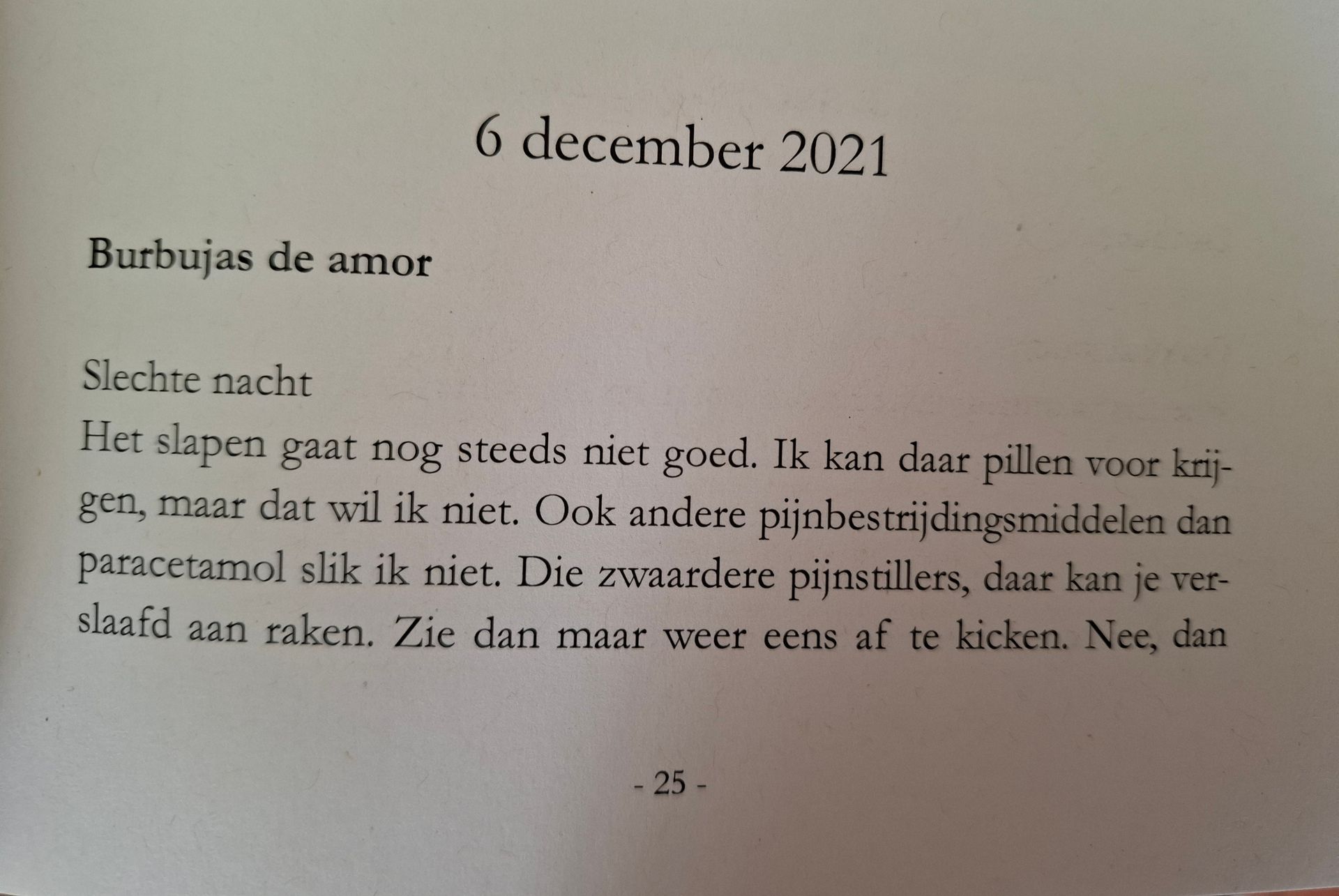 Wil je meer lezen? Bestel dan mijn boek - Gedonder in het Vooronder Tekstfragment uit een dagboekfragment,